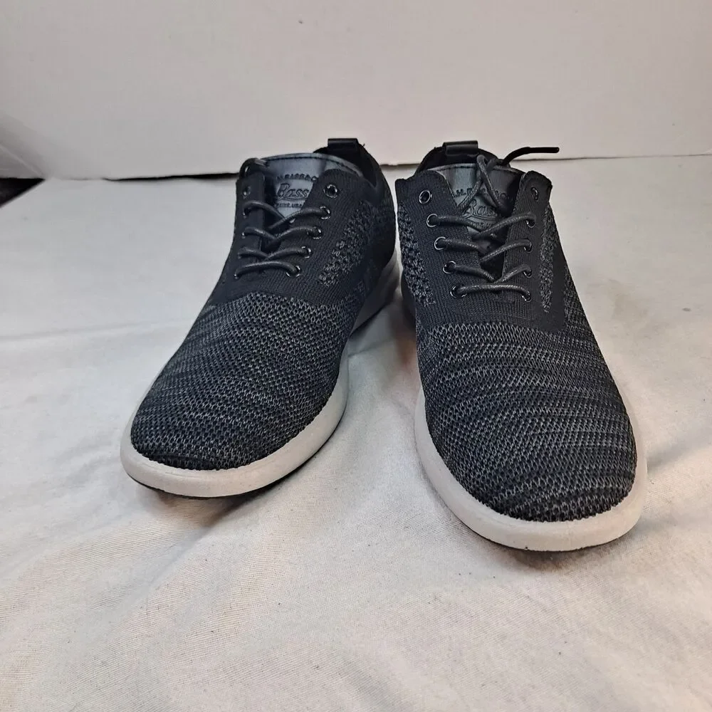 G.H. Bass & Co. Connor KT Oxford Mens Gray Black Casual Knit Shoes Size 9.5